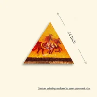 Painting for Steady Cash Flow – Pair of Red Horses