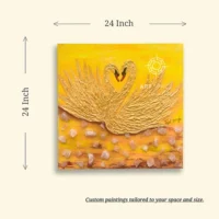 Painting for Relationship Harmony – Pair of Swans