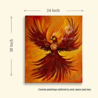 Painting for South Wall – Phoenix Bird
