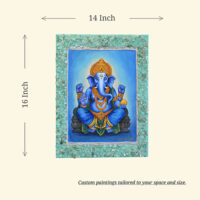 Lord Ganesha Spiritual Wall Art