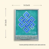 Endless Knot Painting – For North Wall
