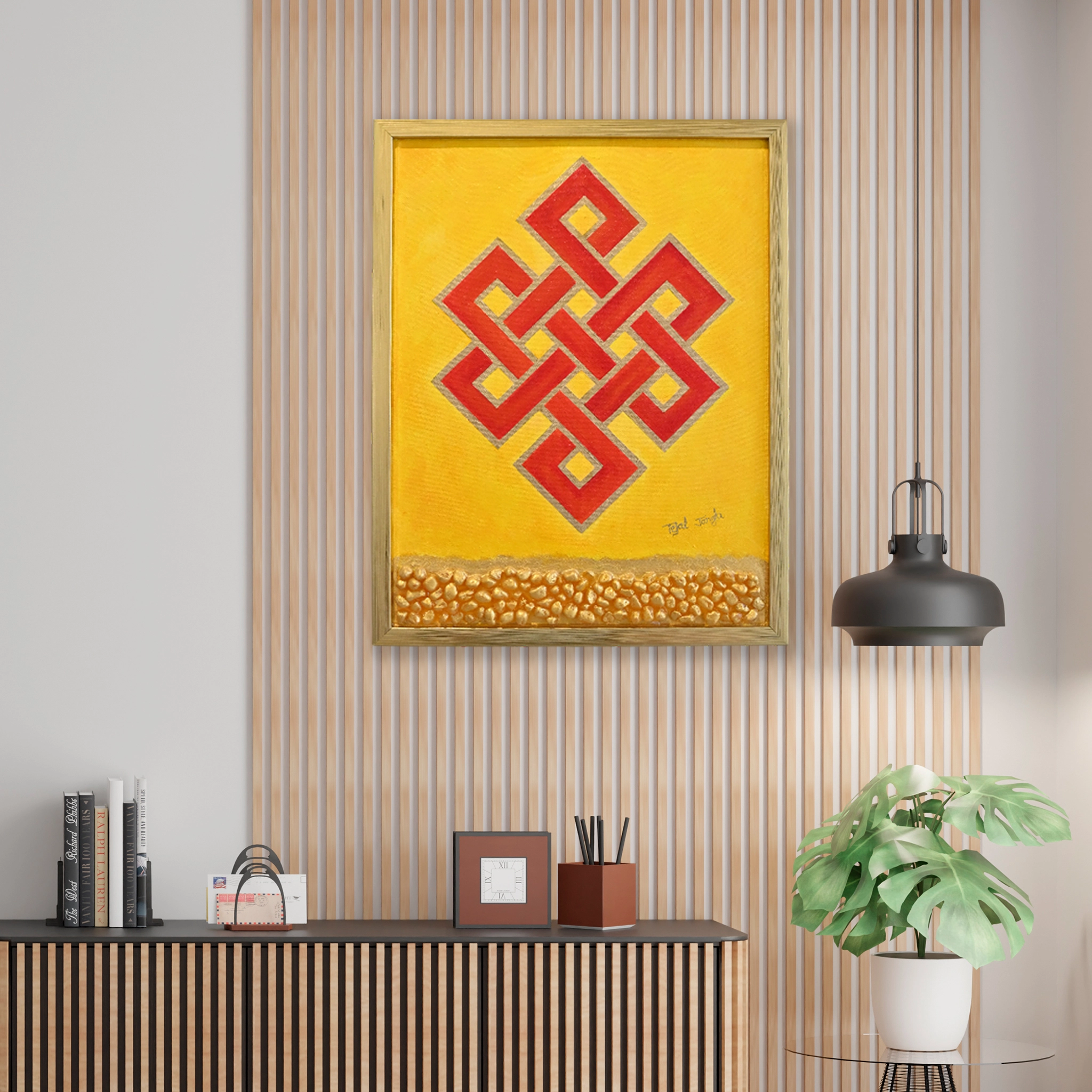 Endless Knot Painting – For South / South-East Wall - Image 2