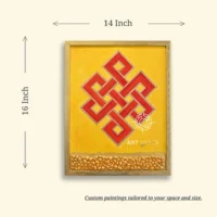 Endless Knot Painting – For South / South-East Wall
